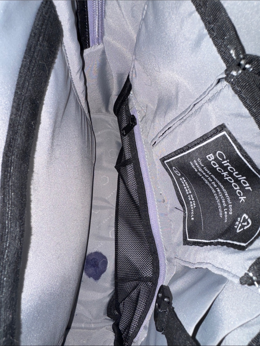 Solgaard Lilac Everyday Backpack – Women’s Minimal Carry - Picture 4 of 4